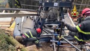 Mottarone vigili del fuoco
