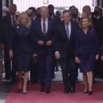 G20, Biden a Palazzo Chigi: accolto da Draghi e dalla moglie Serena
