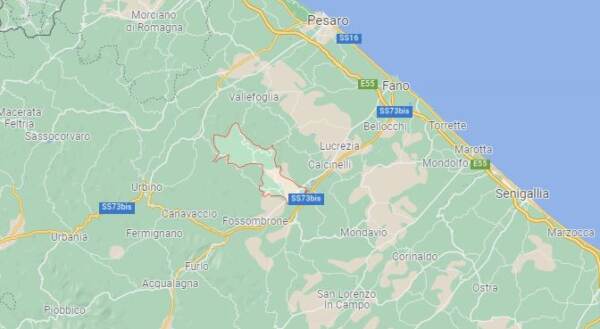 Terremoto di magnitudo 4.3 tra Pesaro e Urbino