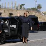 G20 Roma, le first lady al Colosseo