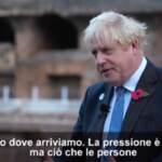 G20, Johnson: “Enorme pressione sul tema del cambiamento climatico”