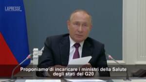 G20, Putin: “Riconoscere reciprocamente vaccini e green pass”