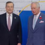 G20: Draghi accoglie il principe Carlo alla Nuvola