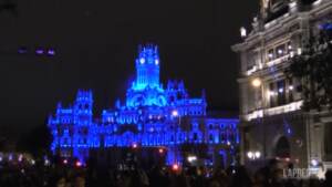 Spagna, a Madrid lo spettacolo delle luci per celebrare il riconoscimento dell’UNESCO