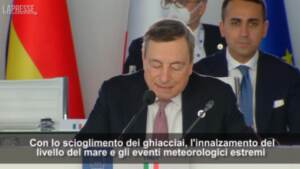 G20, Draghi: “Sul clima agire ora o ce ne pentiremo in seguito”