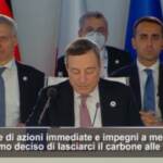 G20, Draghi: “Emissioni zero entro la metà del secolo”
