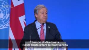 Cop26, Guterres: “Stiamo scavando la nostra stessa fossa”