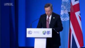 Cop26, Draghi: “Ora, qui, dobbiamo andare oltre quanto fatto al G20”