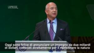 Cop26, Bezos annuncia fondo da due miliardi per combattere cambiamento climatico