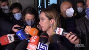 Meloni: “Chiesto a Draghi che 8 miliardi vadano su cuneo e intervento su pensioni d’oro”