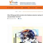 Cop26, Focsiv: “Con oltre 700 gruppi chiediamo soluzioni reali per il clima”