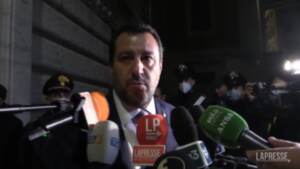 Lega, Salvini dopo il Consiglio federale: “Voto unanime su linea politica, pieno mandato”