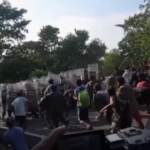 Scontri tra i migranti in Messico e la Guardia Nacional: lancio di pietre