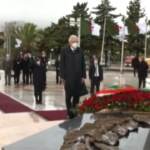 Mattarella in Algeria: cerimonia al Monumento del Martire