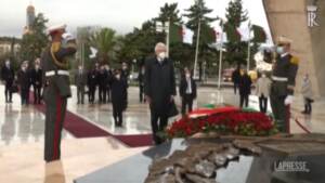 Mattarella in Algeria: cerimonia al Monumento del Martire