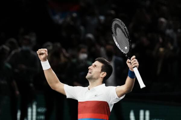 Tennis, Rolex Parigi Masters 2021 - Finale maschile - Novak Djokovic vs Daniil Medvedev