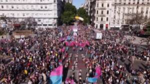 Argentina, in migliaia alla marcia del Gay Pride