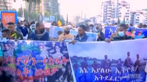 Etiopia, manifestazione ad Addis Abeba contro i ribelli del Tigray