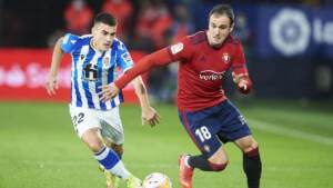 Liga: la Real Sociedad bat Osasuna et reprend la tête du classement