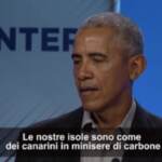 Clima, Obama alla Cop26: “Agire subito o sarà troppo tardi”