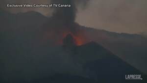 A La Palma l'eruzione del vulcano