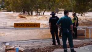 Australia, piogge e inondazioni: uomo salvato da fiume in piena