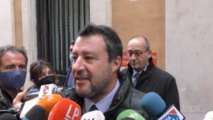 Salvini: “Non tiro per la giacchetta Draghi, in nessun senso”