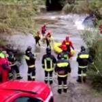 Maltempo, nel Nuorese salvato un uomo bloccato in un torrente