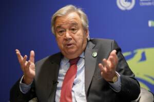 Cop28, Guterres: “Per prima volta riconosciuta necessità transizione da fossili”