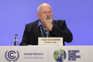 Cop26: Timmermans, in accordo serve azione forte su carbone e fossili