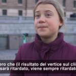 Clima, Greta Thunberg: “Chi è al potere può fare ciò che vuole purché dica qualche bella parolina”