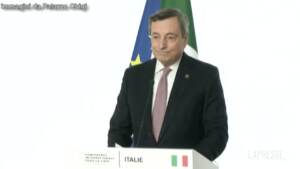Libia, Draghi: “Per voto il 24 dicembre serve legge elettorale presto”