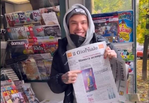 Fedez in edicola