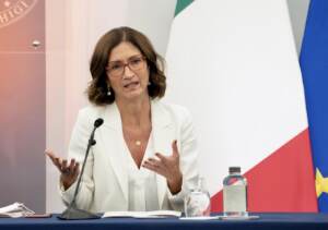 Palazzo Chigi, conferenza stampa al termine del Consiglio dei Ministri