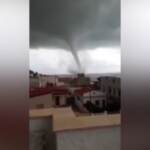 Maltempo in Sicilia, impressionante tromba d’aria nel Trapanese