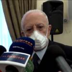 Covid, De Luca: “Solidarietà a Trieste, realtà violentata dalla stupidità”