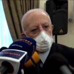 Covid, De Luca: “Subito terza dose se vogliamo evitare di chiudere l’Italia”