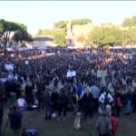 Roma, tremila No Green Pass in protesta al Circo Massimo