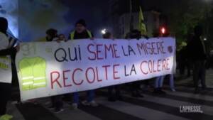 Gilet gialli in protesta
