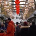 Copenaghen, il parco divertimenti Tivoli Garden addobbato per Natale