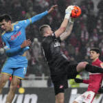 Europa League, il Napoli cede allo Spartak: 2-1 a Mosca e raggiunto in vetta