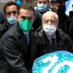 Maradona, De Laurentiis al memoriale dei Quartieri spagnoli