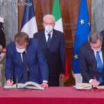 Italia-Francia, Draghi e Macron firmano trattato di cooperazione al Quirinale