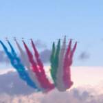 Italia-Francia: su Roma le frecce tricolore dei due Paesi