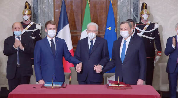 Trattato del Quirinale Italia Francia