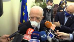 Vaccini, De Luca: “Avviare campagna in bambini per non tenerli chiusi in casa”