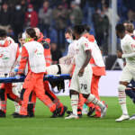 Milan: lesione ai legamenti del ginocchio per Kjaer, domani l’intervento chirurgico