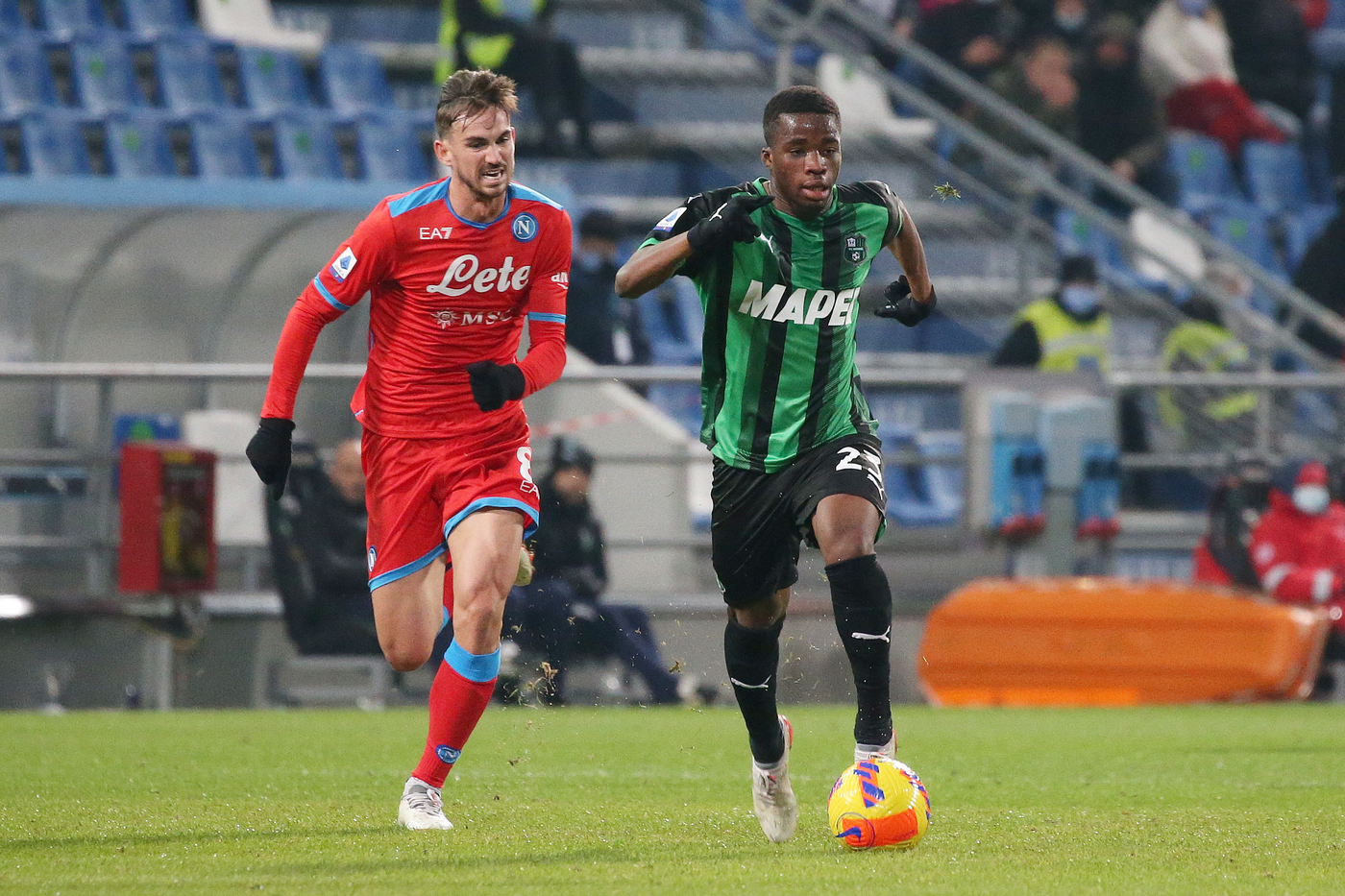 Serie A: Sassuolo-Napoli, 2-2 il finale