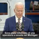 Usa, 15enne spara in una scuola. Biden: “Siamo sotto choc”