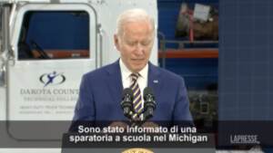 Usa, 15enne spara in una scuola. Biden: “Siamo sotto choc”